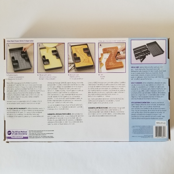 Cake Pan Set Numbers, Letters & Simbols - Picture 5 of 13